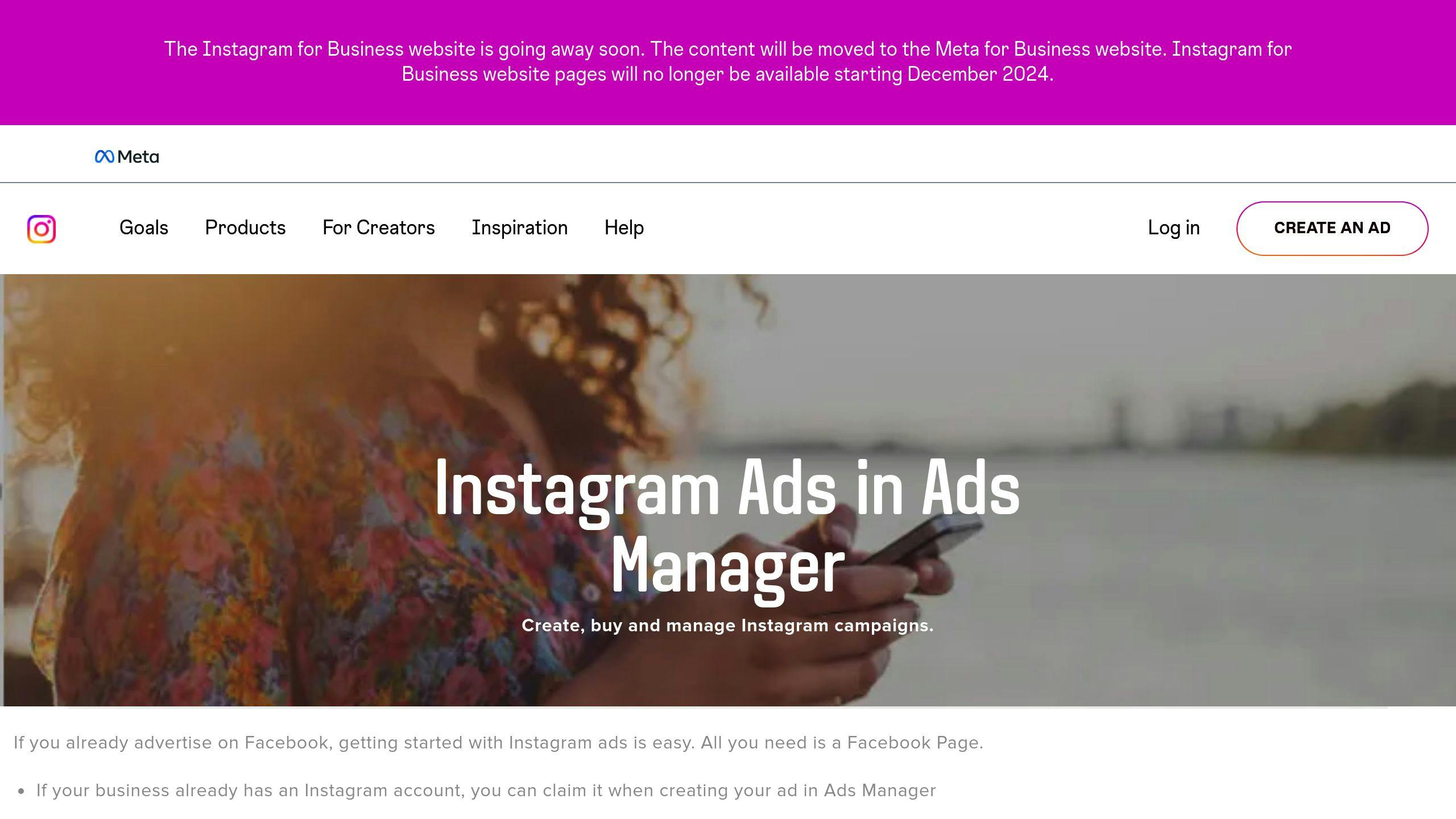 Instagram Ads Manager