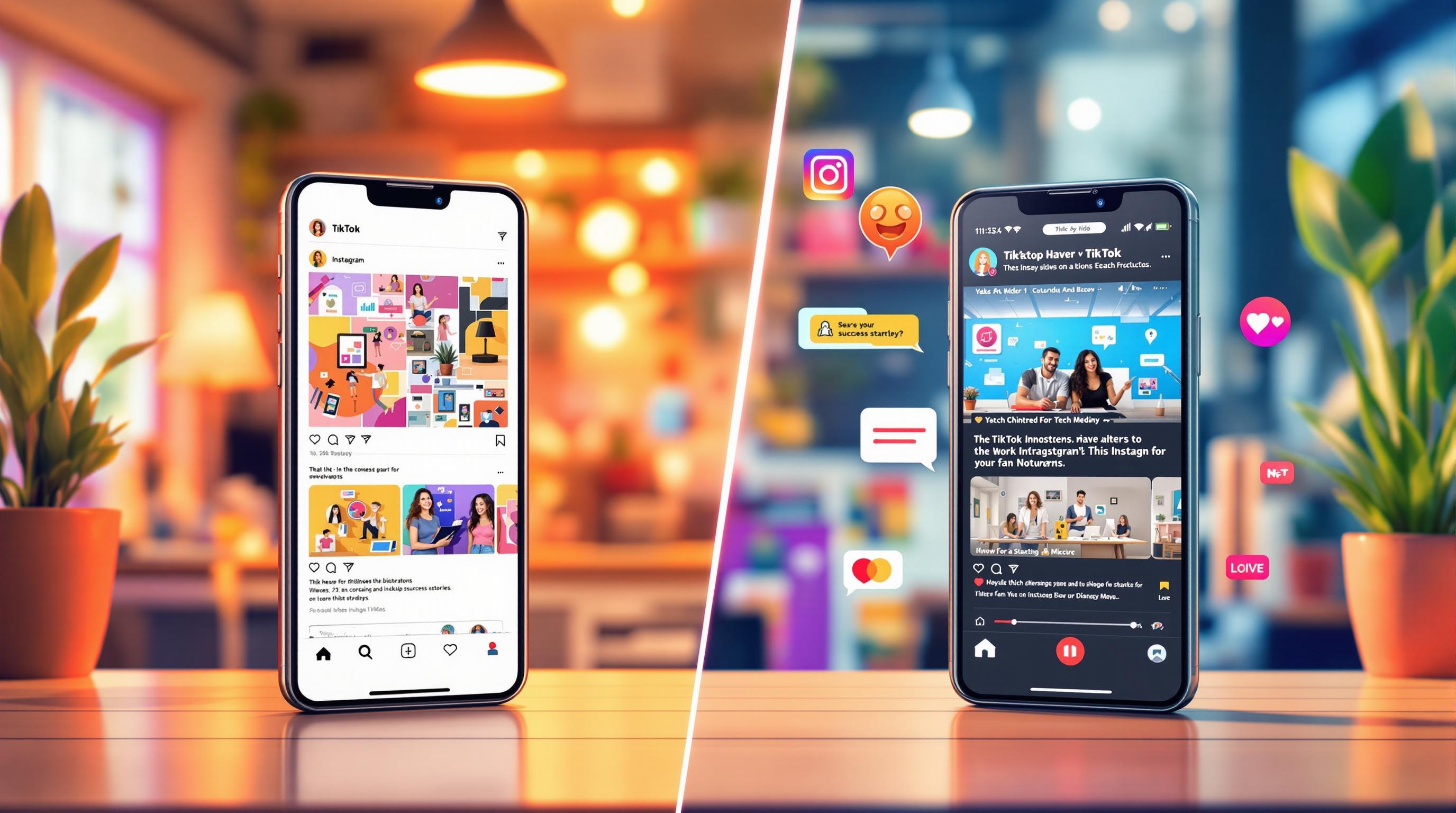 Instagram vs TikTok ROI for Tech Startups