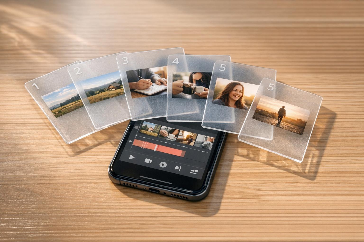 5-Shot Method for Sequencing Short Video Stories